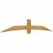 Ekena Millwork Bellingham Rough Sawn Timber Gable Bracket, Western Red Cedar, 108"W x 18"H x 2"D x 6"F, 4/12 Pitch GBW108X18X0206BEL00RWR - alternate 3